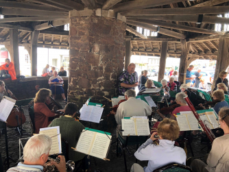 Music Week orchestra in Yarn Market