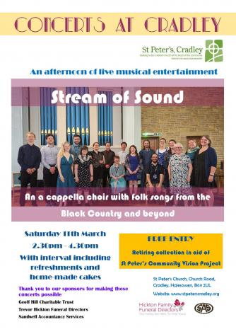 Folk songs from the Black Country and Beyond with Stream of Sound Choir