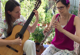 Julia White & Rebecca Baulch, oboe & classical guitar