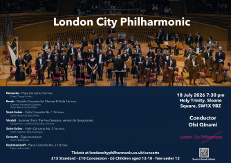 London City Philharmonic  “Emerging Soloists Gala Concert”