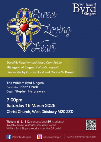 Concert flyer Purest Loving Heart