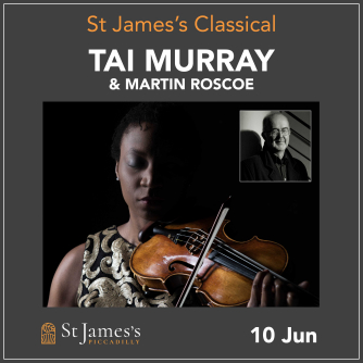 Tai Murray (violin) and Martin Roscoe (piano)