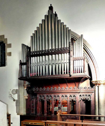 The Lewis organ at St Marie's cathedral, Sheffield