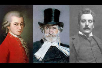Mozart, Verdi and Puccini