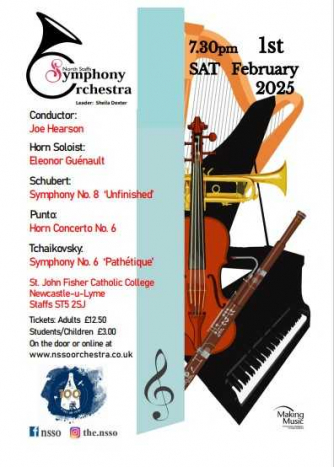 North Staffs Symphony Orchestra February  Concert