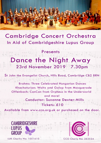 Poster designed by Cambridgeshire Lupus Group