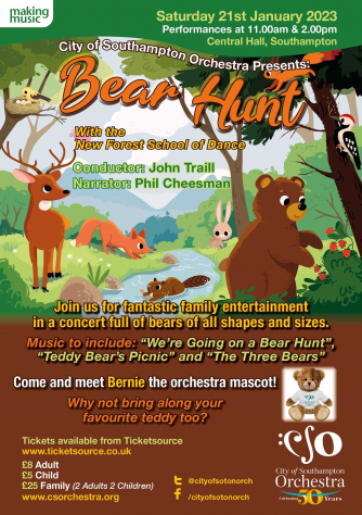Family Concert: Bear Hunt - City of Southampton Orchestra