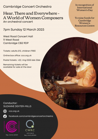 Concert Cambridge 12 March 2023