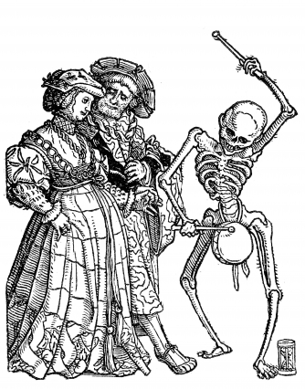 The Noble Lady from The Dance of Death by Hans Holbein (1497–1543)