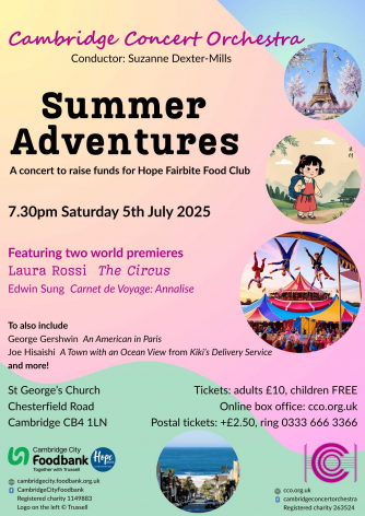 Cambridge Concert Orchestra 5th July
