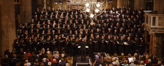 The Bach Choir singing at Holy Trinity Sloane Square Church in London