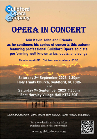 An evening of classic opera performed by Guildford Opera's soloists