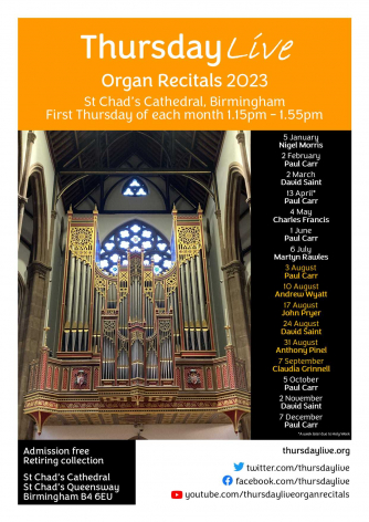 Thursday Live Organ Recitals