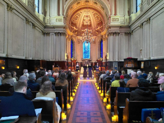Stunning candlelit concert at St Mary le Strand - the Jewel in The Strand
