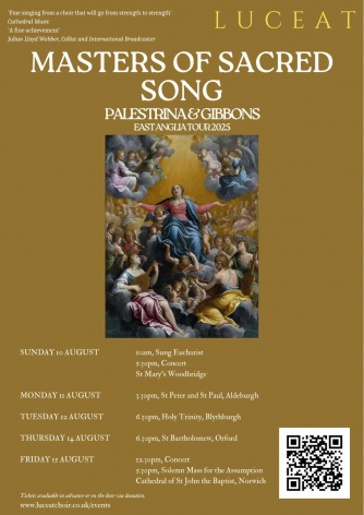 Masters of Sacred Songs - Palestrina 500 & Gibbons 400