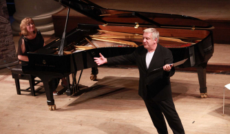 Lucy Parham and Sir Simon Russell Beale