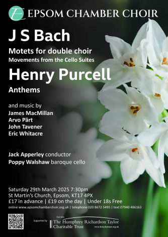 Bach Motets and Purcell Anthems