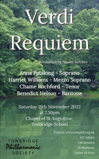 Tonbridge Philharmonic Society Verdi Requiem Concert