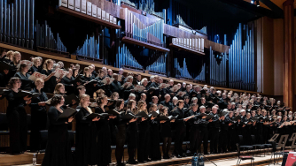 The Bach Choir at Southbank Centre's Royal Festival Hall. Image by Clive Barda
