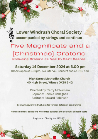 Five Magnificats and a (Christmas) Oratorio