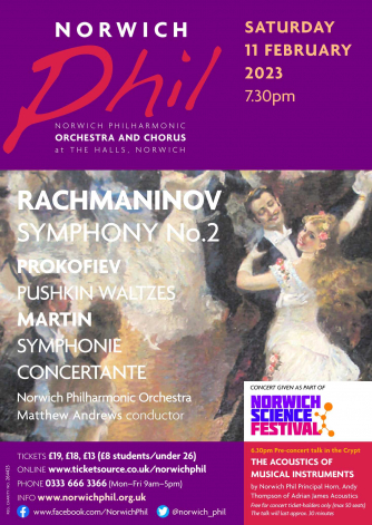 Norwich Philharmonic Orchestra - February 2022 Concert