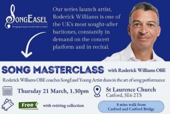 Roderick Williams OBE - Song Masterclass