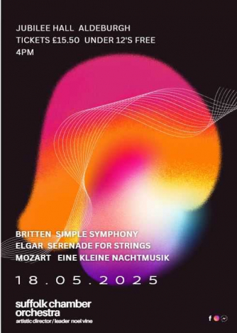 String by the Sea.  Join the Suffolk Chamber Orchestra for a beautiful afternoon of music by the Suffolk coastline.