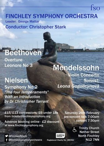 Nielsen, Beethoven and Mendelssohn