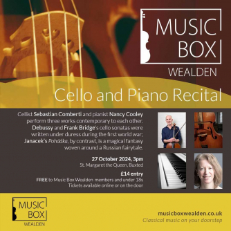 Cello and Piano recital