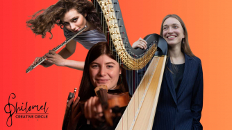 Lise Vandersmissen – Harp, Georgia Russell – viola, Anna Kondrashina – flute