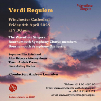 Verdi Requiem in Winchester Cathedral