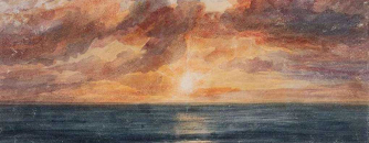 Andrew Nicholl, Sunrise near the Cape, 1844