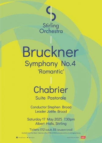 Stirling Orchestra May Concert Poster