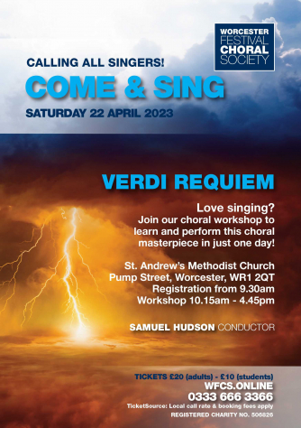 Worcester Festival Choral Society - Come and Sing!