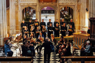 Instruments of Time and Truth performing in the University Church of St Mary the Venue