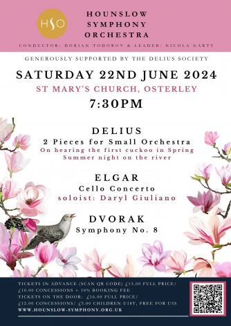 Hounslow Symphony Orchestra 70th Season Summer concert