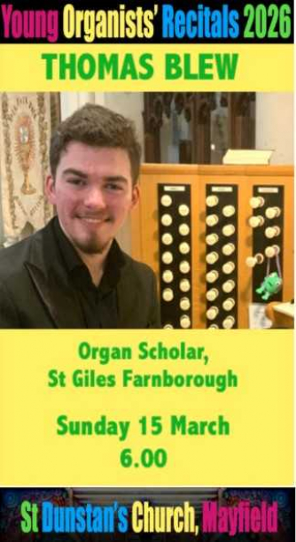 Thomas Blew – organist