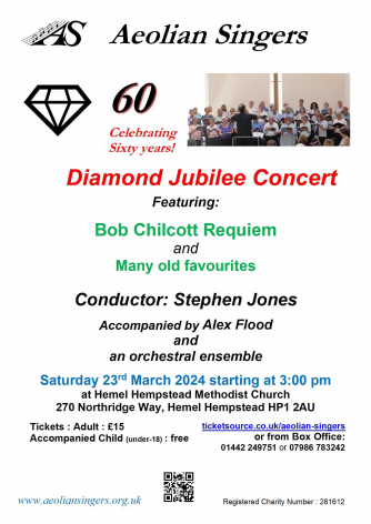 Aeolian Singers: Diamond Jubilee Concert