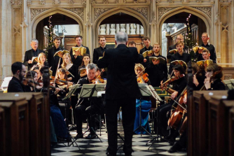 Instruments of Time and Truth performing in the University Church of St Mary the Venue