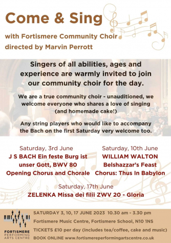 North London Community Choir Come and Sing