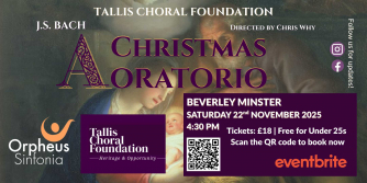 The soloists and chorus of the Tallis Choral Foundation. Bach - Christmas Oratorio by Candlelight