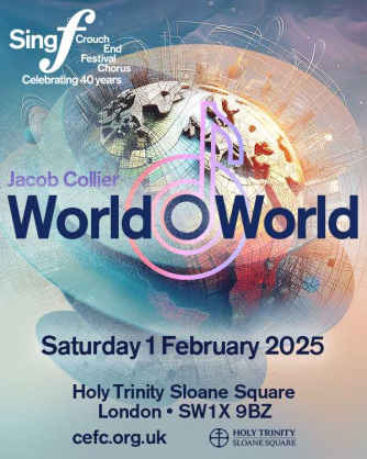 Crouch End Festival Chorus. Design John Featherstone