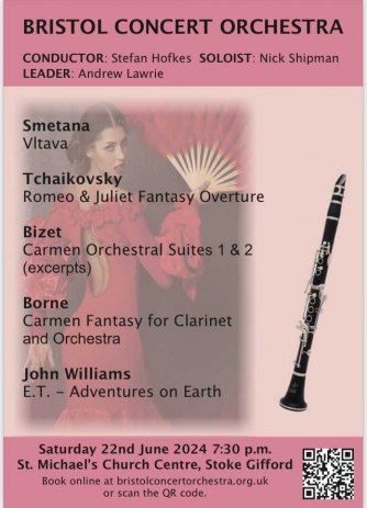 Spanish dancer and clarinet