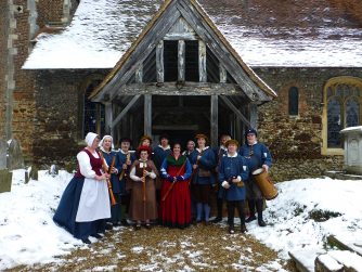 Like most European Towns of any size, Colchester had a band of Waits (civic musicians) throughout the Middle Ages, Renaissance and Baroque. The band would have been employed by the town to perform at civic ceremonies and processions and to entertain the p