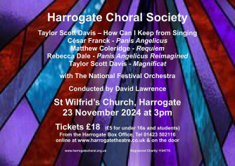 Harrogate Choral Society - Magnificat poster