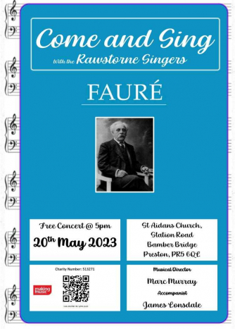 Rawstorne Singers: come and sing Faure's Requiem