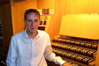 Robert Pecksmith at Fürstenwalde Cathedral (Germany)