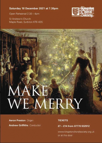 Poster for KCS Christmas Concert : Make We Merry
