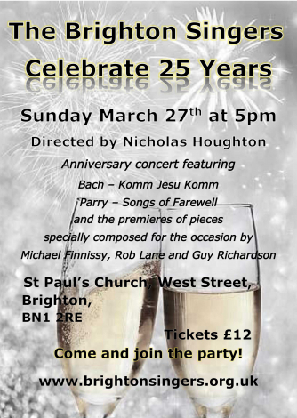 Celebratory anniversary concert