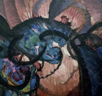 Twisted Black Lines (1911/1920) by František Kupka